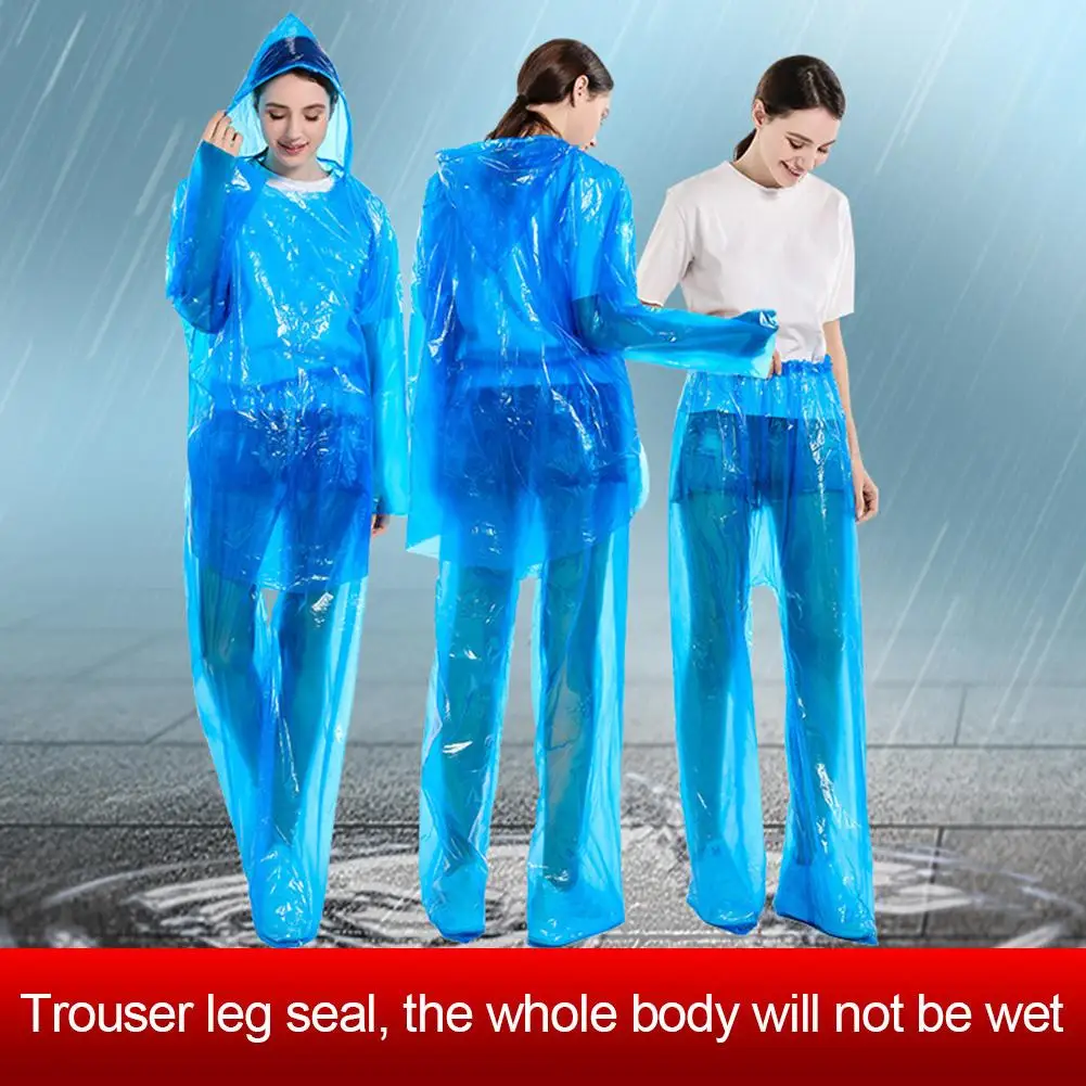 Raincoat Motorcycle Disposable Raincoat Set Dustproof Waterproof Raincoat Suit For Men Women Hiking Fishing Anti-fog Rain Coat