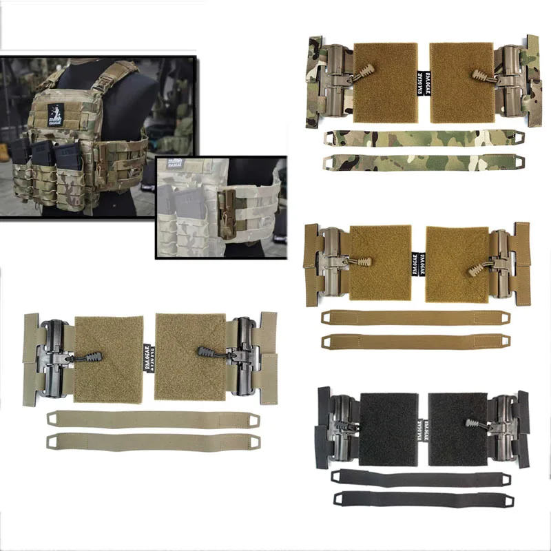 

New Outdoor Vest Universal MOLLE Quick Release Buckle Set Cummerbund Adapter for JPC CPC AVS 6094 420 Vest