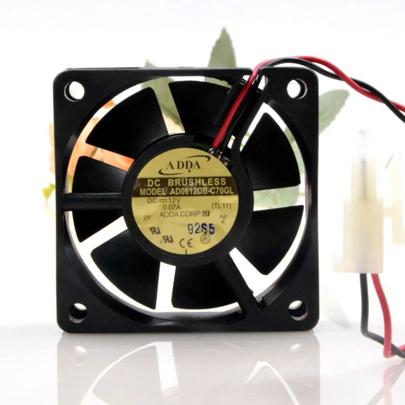 AD0612DB-C70GL  New For Adda 6020 12V 0.07a 6cm Computer Power Case Fan