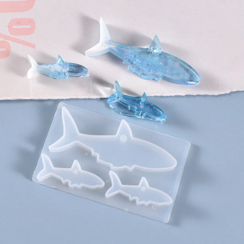 3 IN 1 Fish Chicken Epoxy Resin Mold Jewelry Pendant transparent Resin Mold for Jewelry Silicone Molds for Handicrafts resin art