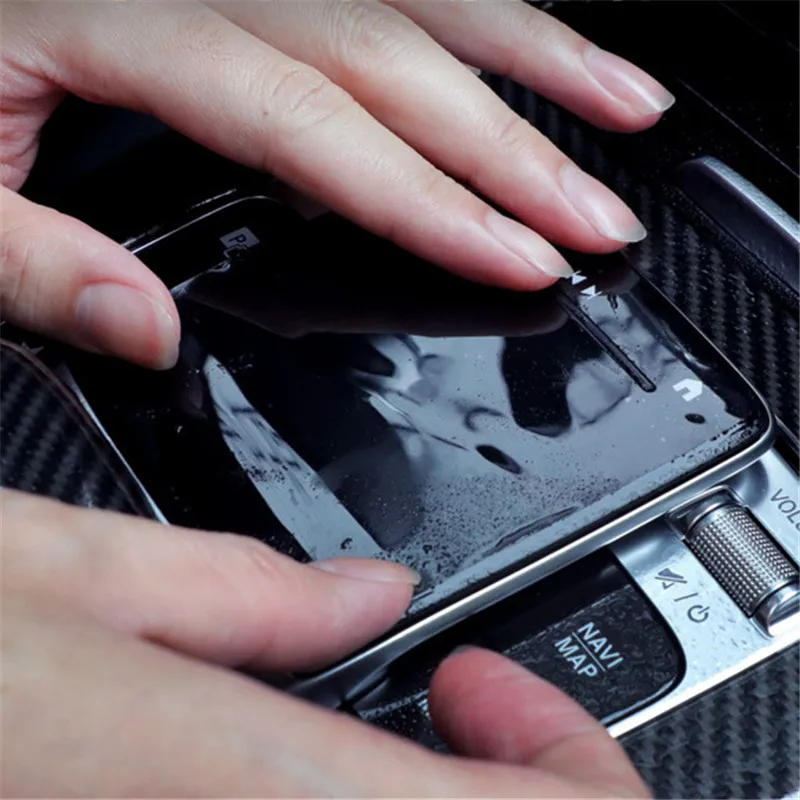 اكسسوارات السيارات لمرسيدس بنز A B CLA GLE GLS GLB الفئة W177 W247 C118 W167 بولي TPU مركز التحكم ماوس واقي للشاشة غطاء #6