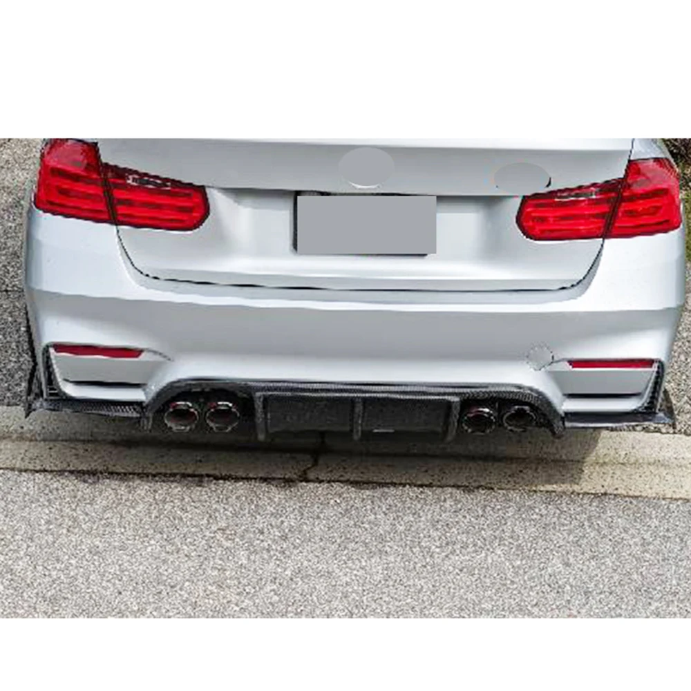 Carbon Fiber Rear Bumper Diffuser for BMW F30 3 Series 318 320 328 330 335 340 Change to Taiwan AN M3 Bumper 2012-2018