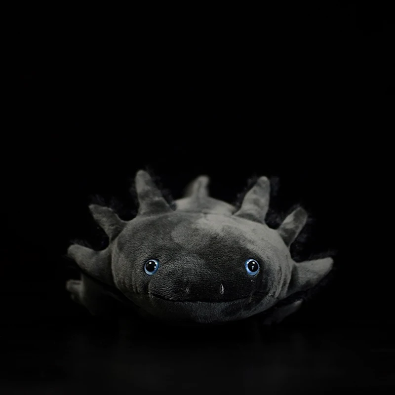 Axolotl-juguete de peluche suave para niños, simulación realista, Ambystoma, mexianum, dinosaurio, animales, modelo, muñeca, regalos