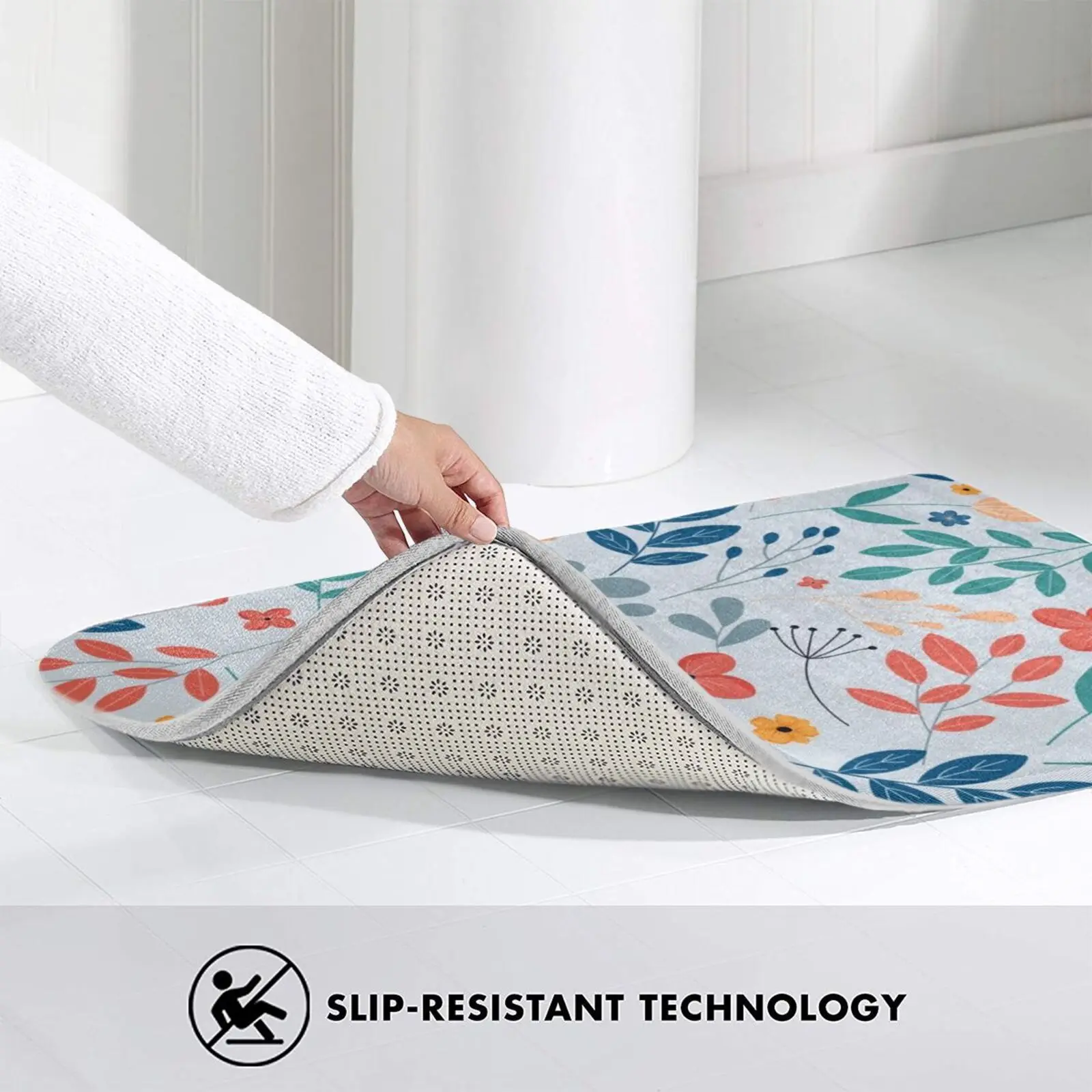 رهيبة أنماط الأزهار تصميم حصيرة البساط السجاد المضادة للانزلاق الحصير غرفة نوم أنماط الأفلام الرياضية خارقة الموسيقى الفرقة أنيمي #4