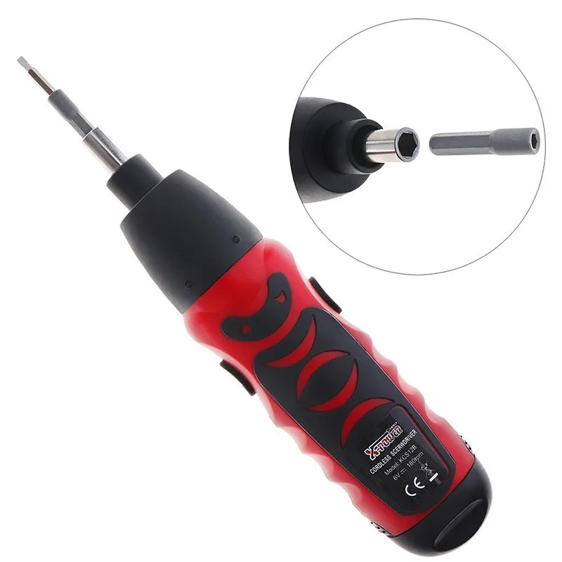 Mini Electric Screwdriver Battery Operated Cordless Screw Driver Drill Tool Set Bidirectional Switch With 11pcs or 14pcs Screws