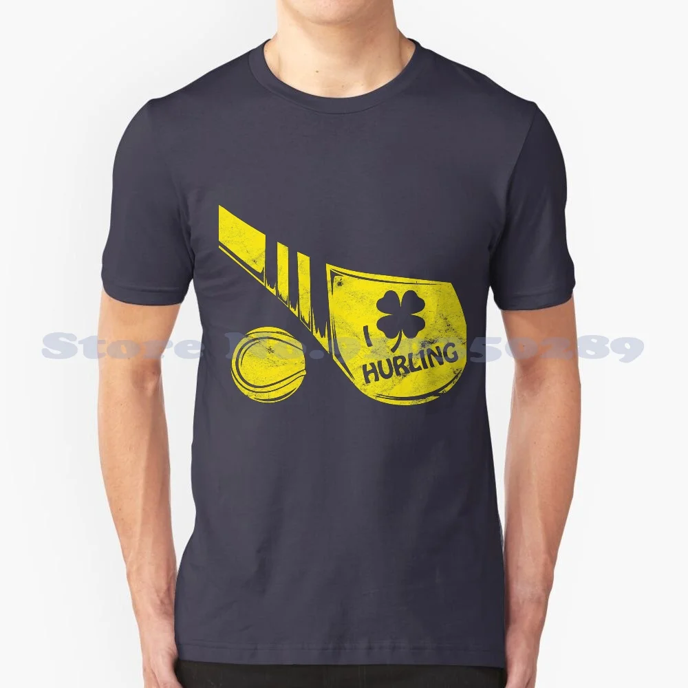 I Love Hurling Irish Shamrock Gaelic Custom Funny Hot Sale Tshirt Sliotar Camogie Love Hurling Irish Shamrock Gaelic