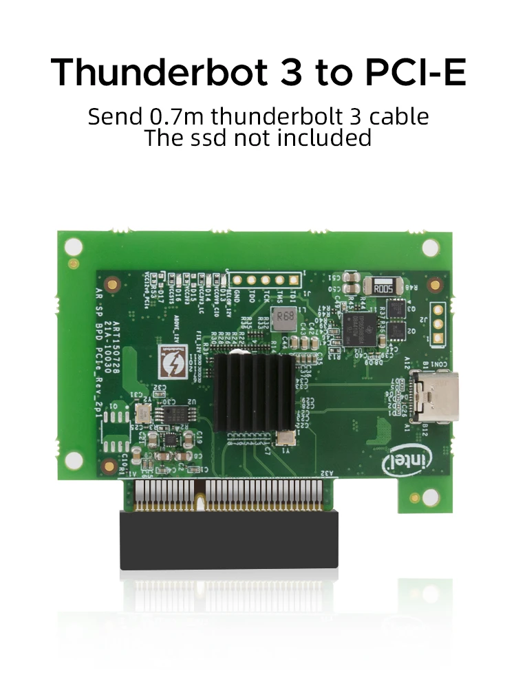 Thunderbolt 3 to pcie3.0X4 modular and Egpu dock