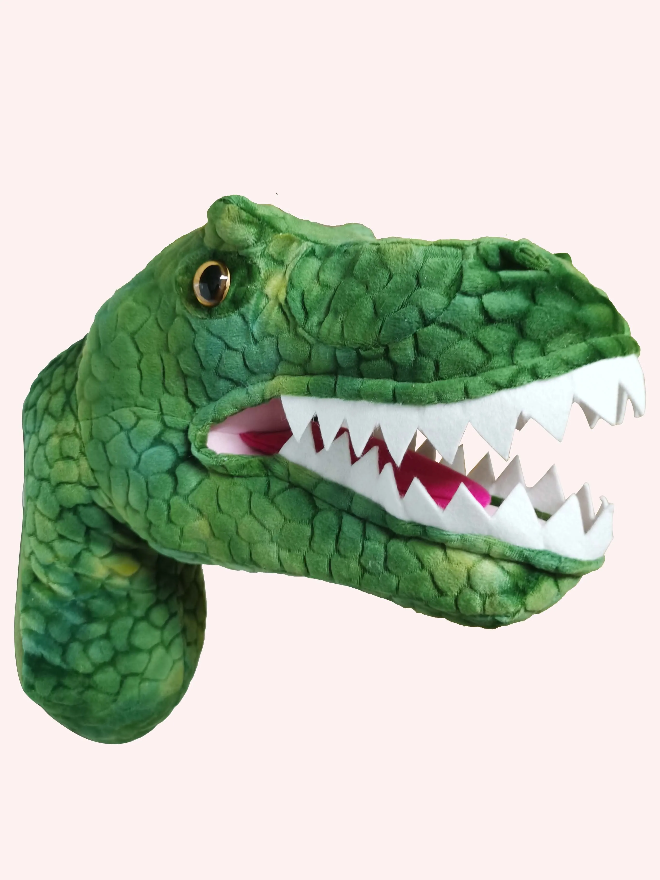 New Design  T-Rex Head For Wall Decoration Dinosaur Creative Plush Dinosau Ttyrannosaurus Stuffed Animal Plushtoys