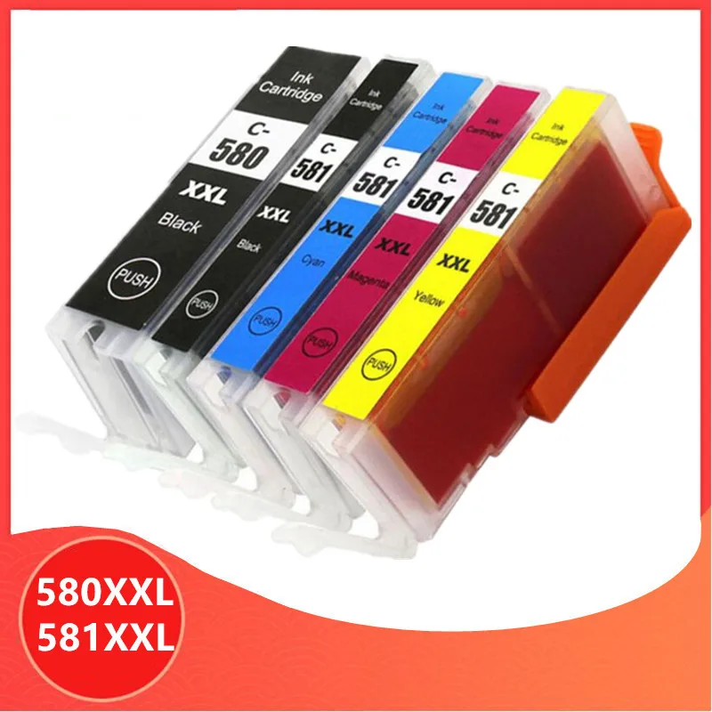 PGI580 Ink Cartridge PGI 580 CLI 581 XXL for Canon Pixma TR7550 TR8550 TS6150 TS6151 TS8150 TS8151 TS8152 TS9150 TS9155