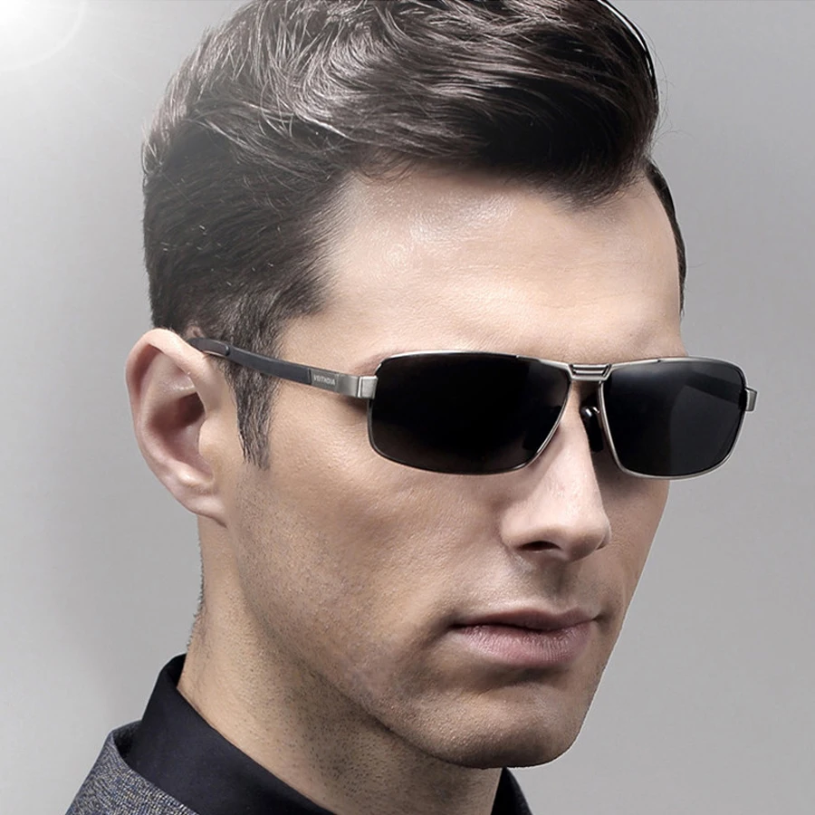 VEITHDIA-Brand Polarized UV400 Sunglasses for Men, Driving Sun Glasses, Outdoor Sports, Cycling Eyewear Accessories, 2490