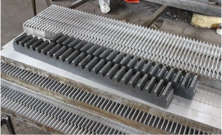 CNC Rack Gear Mod1.5 ، 20x20x1000 مللي متر ، مسنن ، أسنان قائمة ، آلات دقيقة ، صناعة 45 ، فولاذ مسنن ، ترددات صلبة