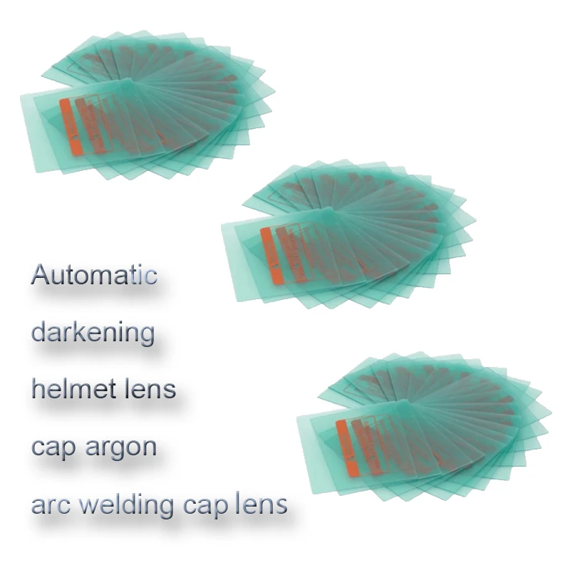 40 개/몫 용접 태양 렌즈 133x144mm 투명 커버 플라스틱 보호 교체 플레이트 마스크 헬멧 수호자 드롭 배송