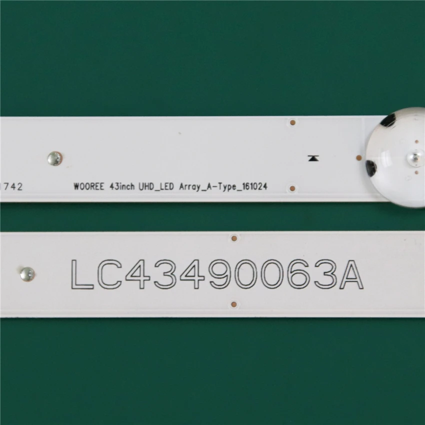 LED Band For LG 43UV570H-UA 43UV661H-ZB 43UV760H-CC LED Bar Backlight Strip Line Ruler WOOREE 43inch UHD_LED Array_A-Type_161024