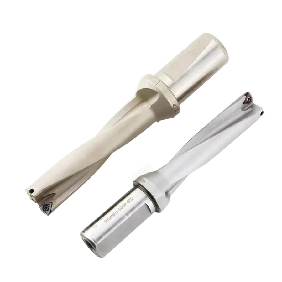 Série wc broca mordida de metal 2d 3d 4d indexável u broca cnc torno u broca barra ferramenta violenta broca rápida wc buraco profundo