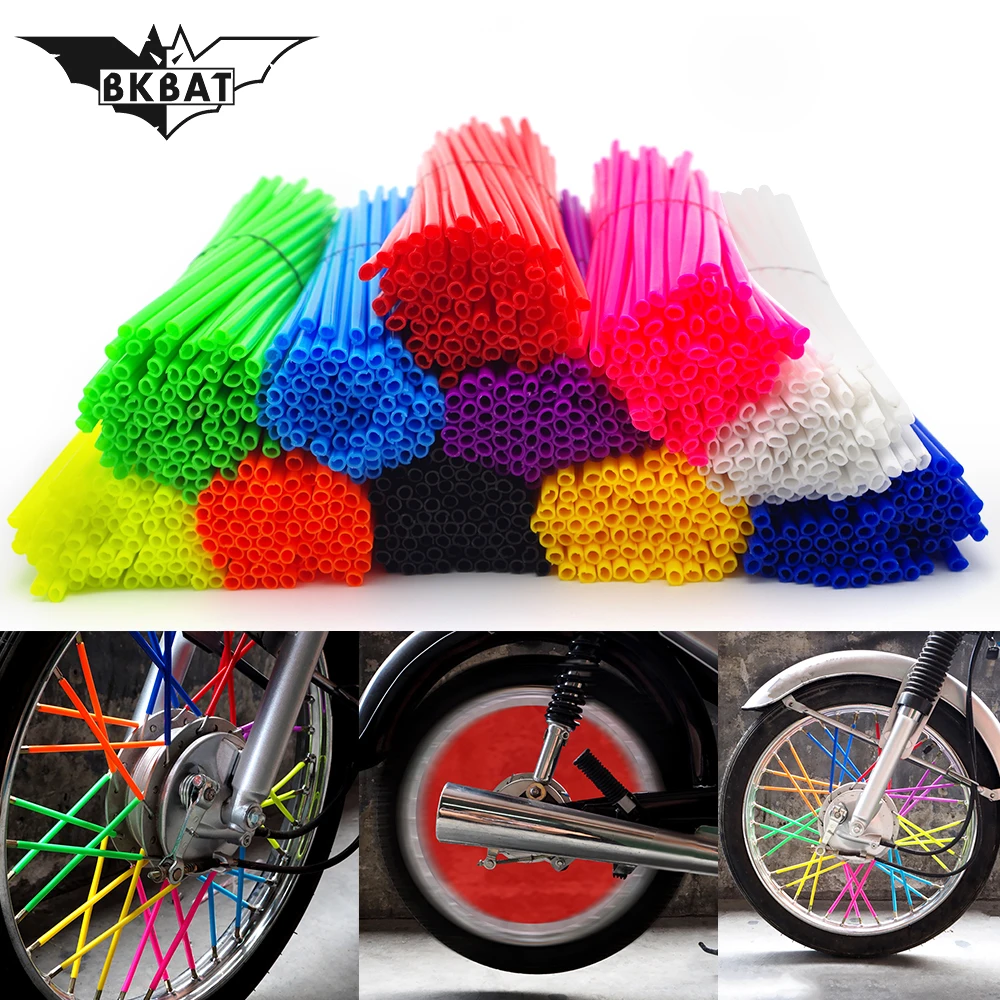 36pcs Moto Wheel Rims Spoke Tube Tire tyre Scooter Bike Electric Motorcycle For couvre rayon jante moto crf450x dualtron yz 125