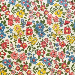 Blooming 80S Tissun liberty Cotton Fabric For Kids Baby Sewing Cloth Dresses Skirt DIY Handmade Designer Patchwork Meter 2021