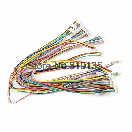 mini micro JST 1.25 2/3/4/5/6/7/8/9/10/11/12 pin female plug connector with wire 1.25MM 10cm 15cm 20cm Single/double head