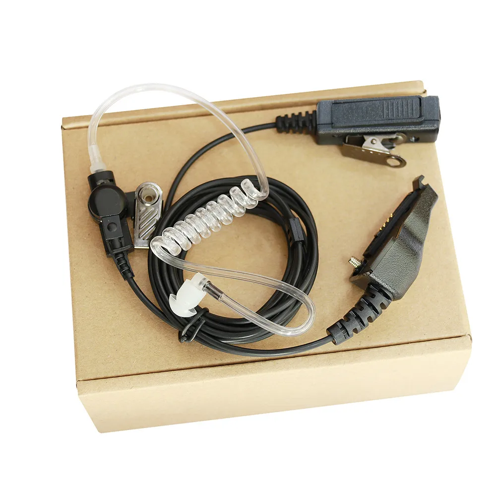 2-wire Surveillance Earpiece Earphone With PTT For NX220 NX320 TK3302 TK3200 TK2212 TK3212 TK3400 Two Way Radio