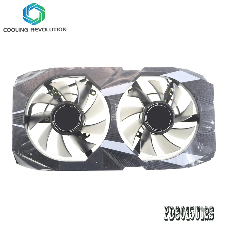 

75mm FD8015U12S 12V 0.5A GTX1650 GTX1660 Ti GPU Fan For ASUS Dual GTX 1650 1660Ti Graphics Card Fan