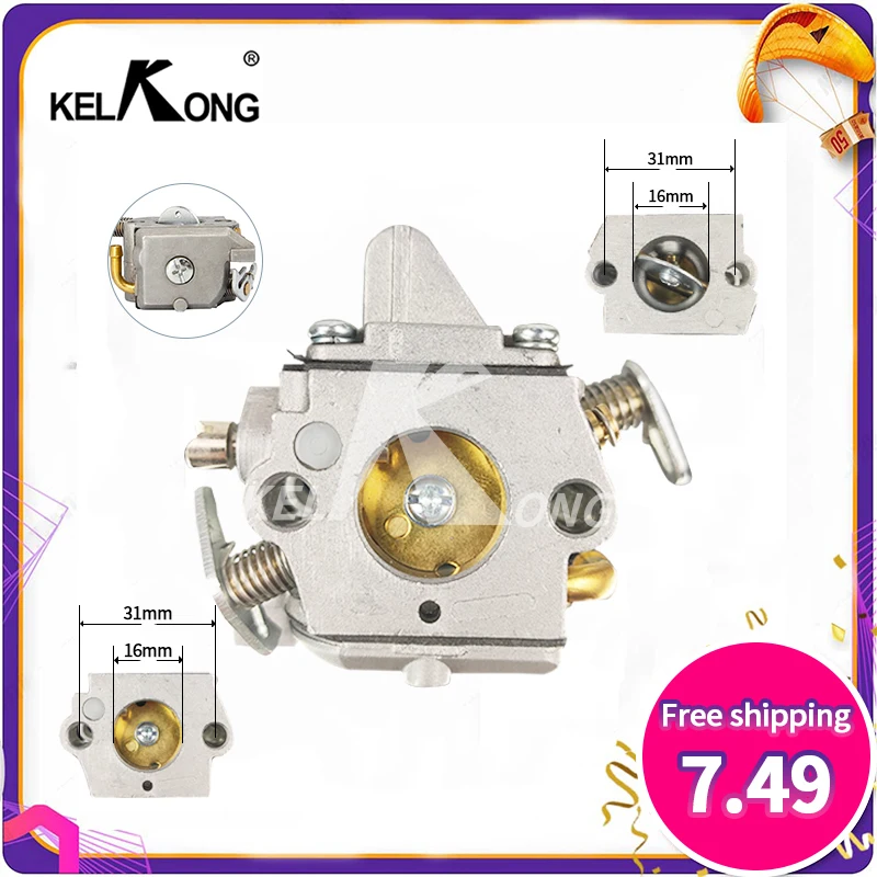 

KELKONG Carburetor For Stihl 018 Stihl 017 Zama 180 C1Q-S57B Chainsaw MS170 MS180 Carburetor Chainsaw #11301200603