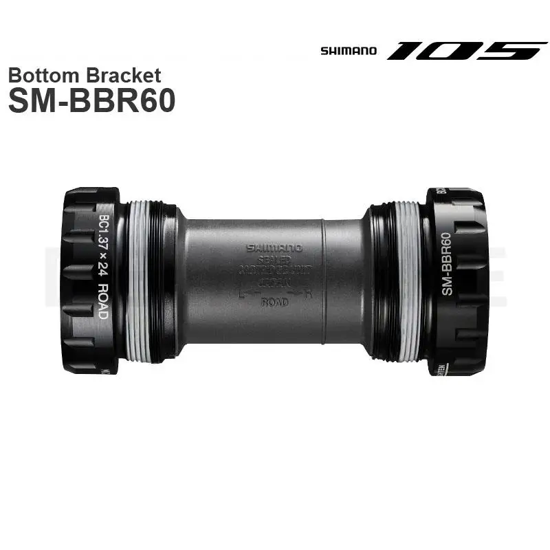 Original SHIMANO 105 R7000 SM-BBR60 Bottom Bracket - Threaded - HOLLOWTECH II - 68/70 mm shell width