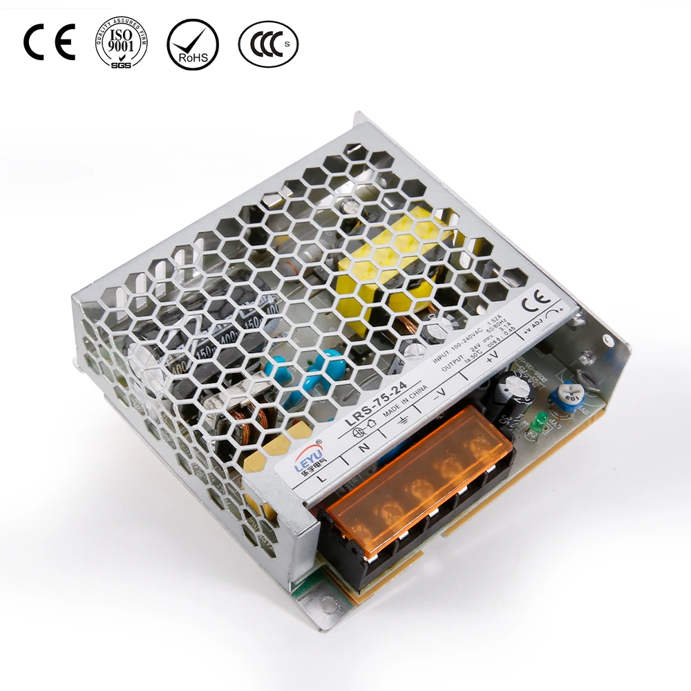 CE ROHS Hot sell slim size LRS-75-13.5 switch power supply