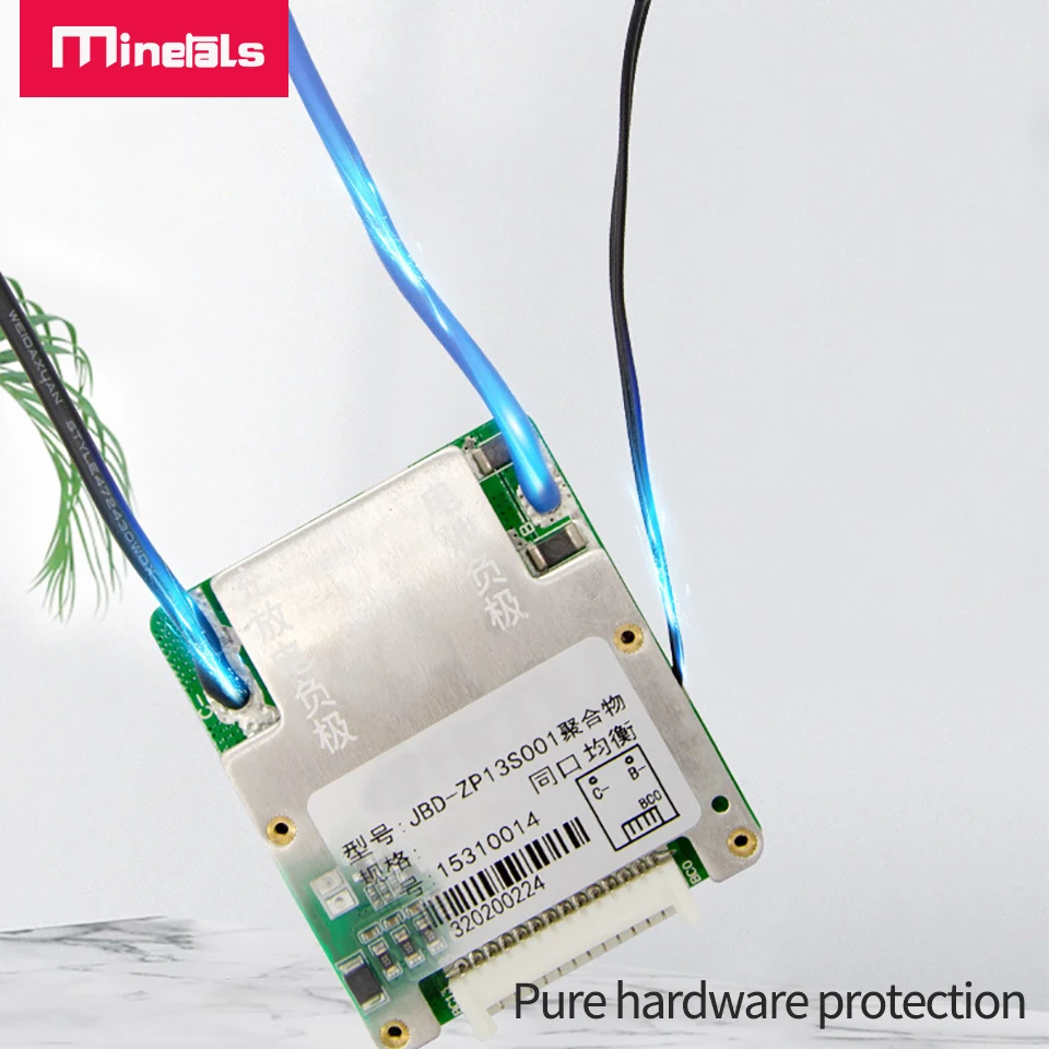 13S 48V BMS PCM 15A 20A 25A 30A liion E-Bike 18650 balangi tablica zabezpieczająca baterię elektroniczna ochrona temperatura NTC BMS