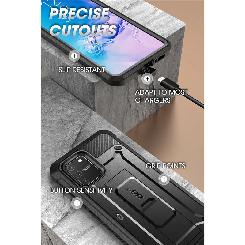 SUPCASE For Samsung Galaxy S10 Lite Case (2020 Release) UB Pro Full-Body Rugged Holster Cover WITH Built-in Screen Protector