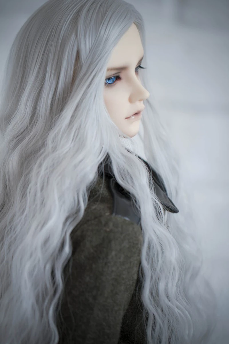 New Arrival 1/3 1/4 1/6 1/8 Bjd Wig High Temperature Wavy Wire Bjd Wig SD For BJD Doll Hair Wig