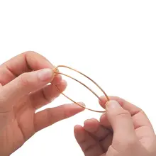10pcs Adjustable Wire Bangle Bracelets for DIY #4