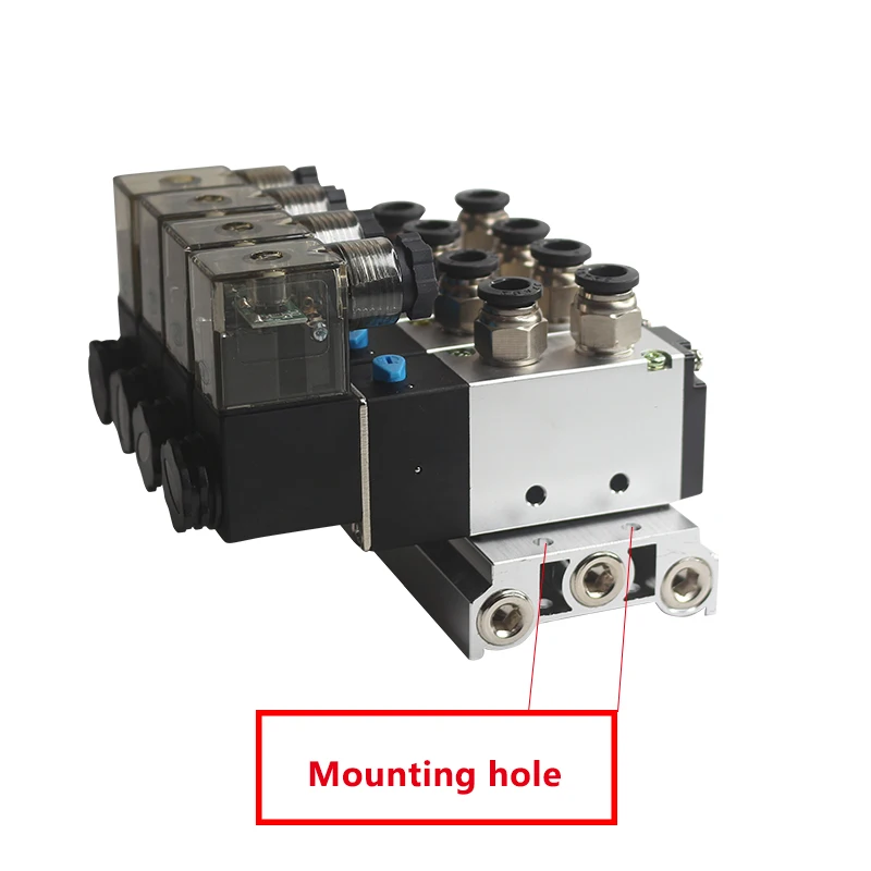 AirTac 4V210-08B Magnetventil montiert 2-3-4 Stück Kits DC24V PT 1/4