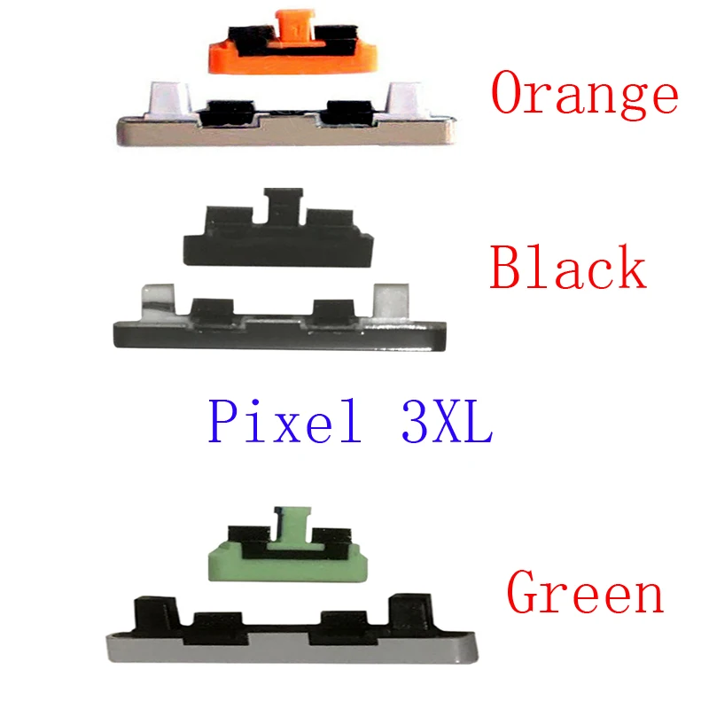1Sets Power On Off Swith Volume Button For HTC Google Pixel 3 Pixel3 Pixel3A Pixel3XL 3A 3XL XL 3AXL Pixel3AXL Housing Side Key