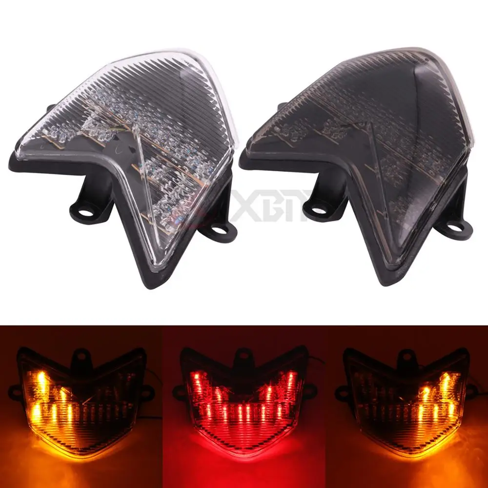 

Motorcycle LED Integrated Rear Tail Light Taillight with Turn Signals Lamp For Kawasaki Ninja ZX10R ZX-10R ZX 10R 2004 2005