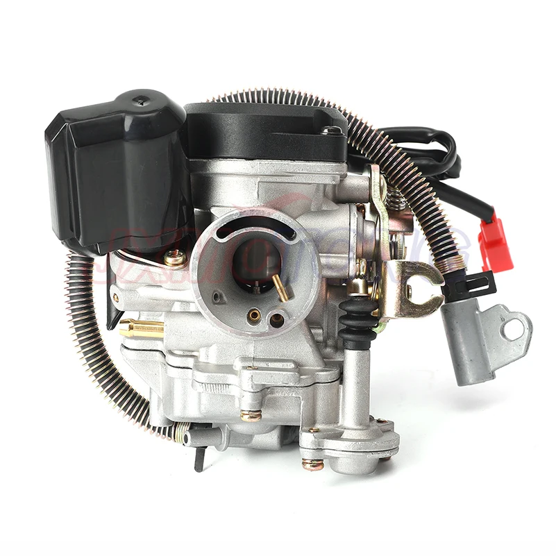 PD18J 18mm Big Bore Carb CVK Motorcycle Carburetor for Chinese GY6 50cc 60cc 80cc 100cc 139QMB 139QMA Scooter Moped ATV Go-Kart