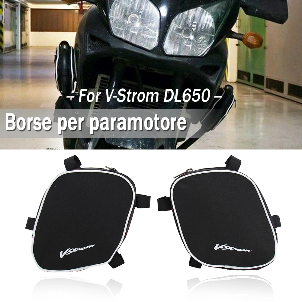 

New A pair crash bar bags for Suzuki V-Strom DL650 DL 650 dl650 dl 650 2004-2011 Motorcycle Accessorie Waterproof Bag