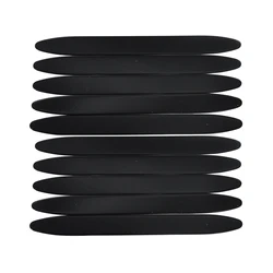 10Pcs Medium 0.71mm OUD Picks Celluloid Picks Plectrums Strips For Oud Ud Reeshe Solid Black