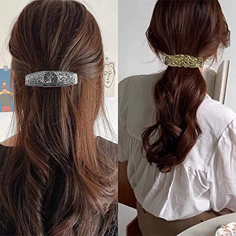 11 Styles Viking Hairpins Celtics Knots Hair Clips Spring Hairpin Lady Temperament Headdress Accessories for Women Headpiece