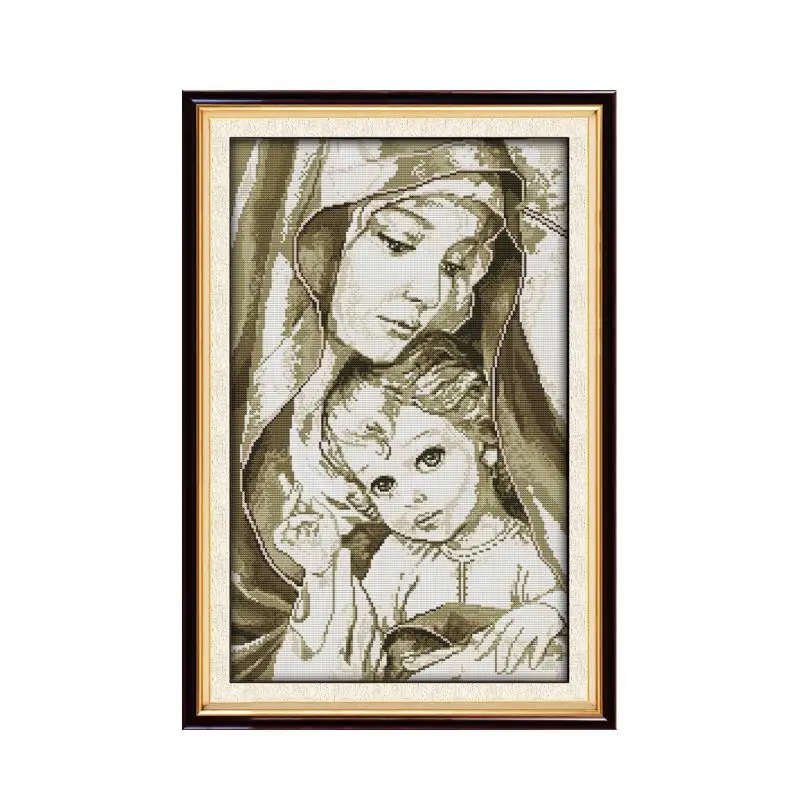 Vergine Maria (2) punto croce kit 18ct 14ct 11ct conteggio stampato tela di cucitura del ricamo FAI DA TE cucito a mano