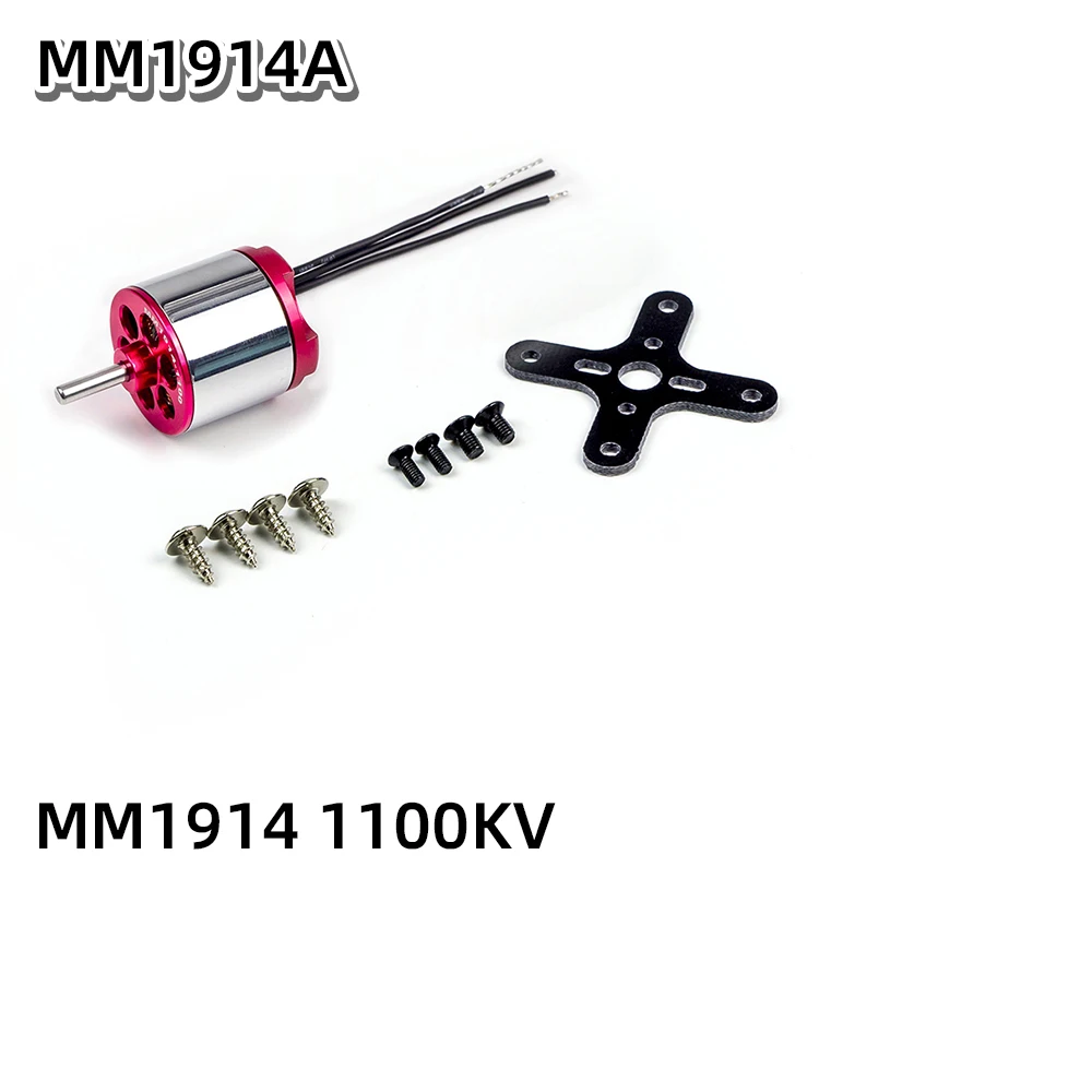 

AEORC Brushless Motor ADH300L 1914-1100KV 3.0mm Shaft Brushless Outrunner Motor for RC Aircraft Plane Airplane Multi-copter