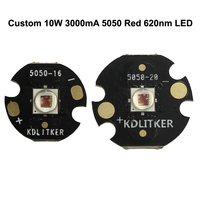 C50 10W 3000mA Red 620nm SMD 5050 LED