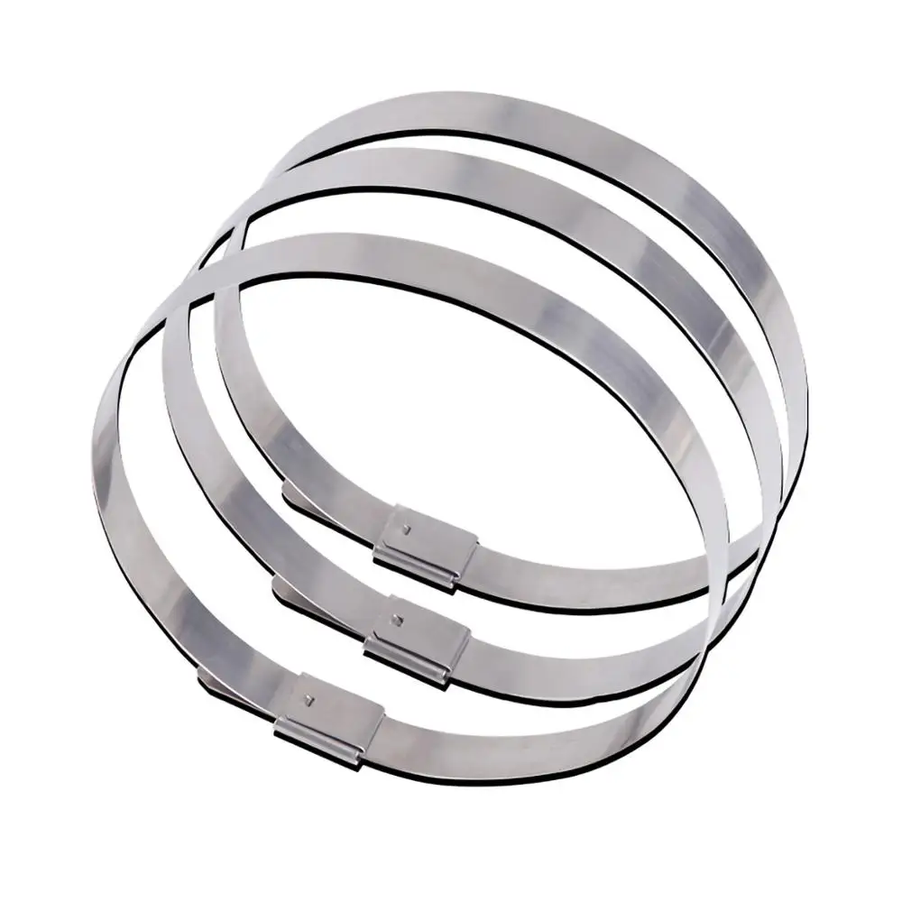 Stainless Steel Cable Ties 4.6x100mm - 1200mm, Locking Metal Zip-Exhaust Wrap Coated Multi-Purpose Locking Cable Ties