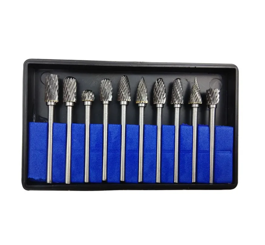 VV Dental 10pcs/box Tungsten Steel Dental Carbide Burs Lab Burrs Tooth Drill Dental Lab Materials Cheap Wholesale 6mm