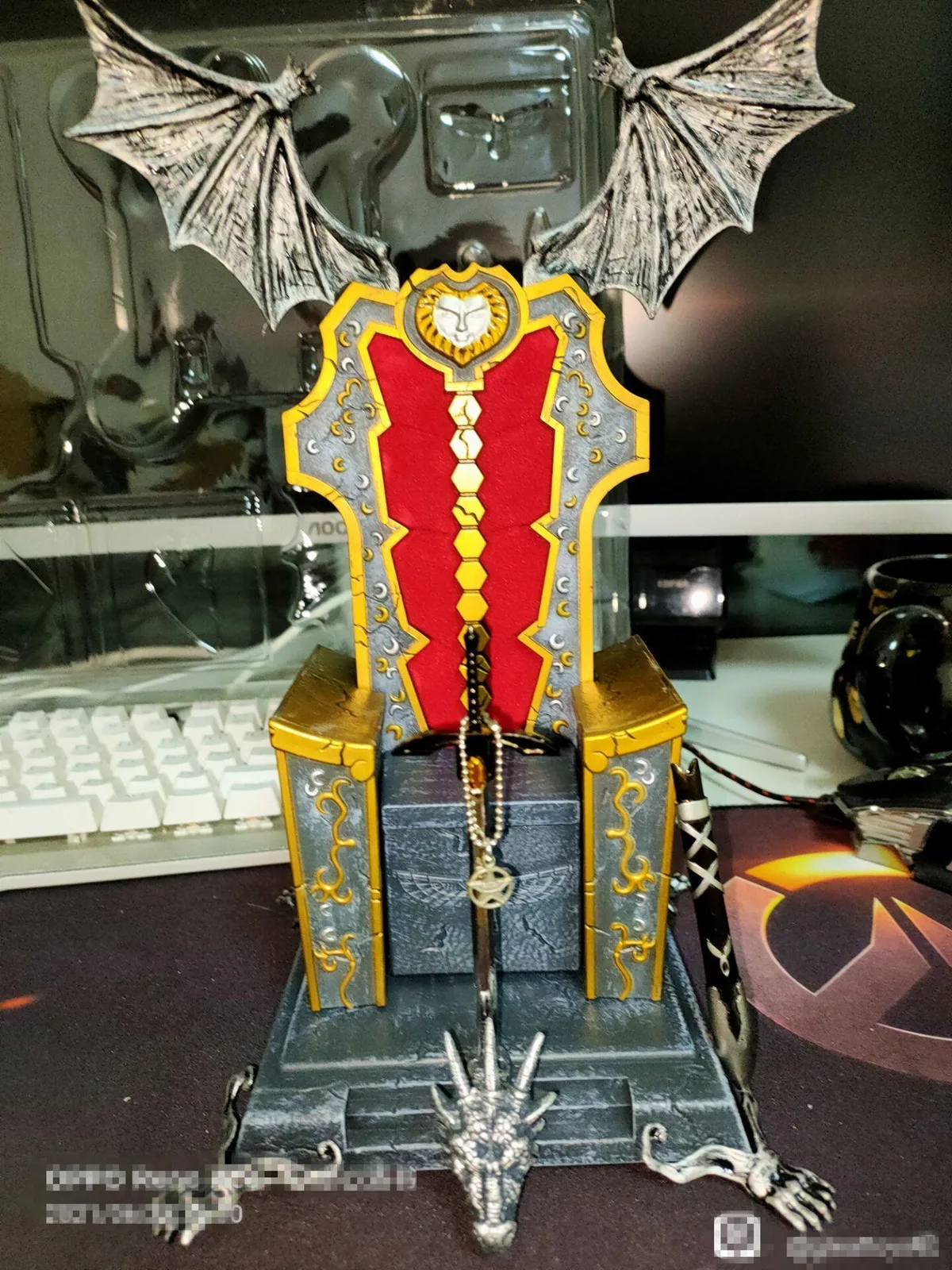 SD Temple model Saint Seiya Cloth Myth Hades Shun coffin throne chair metal SS017