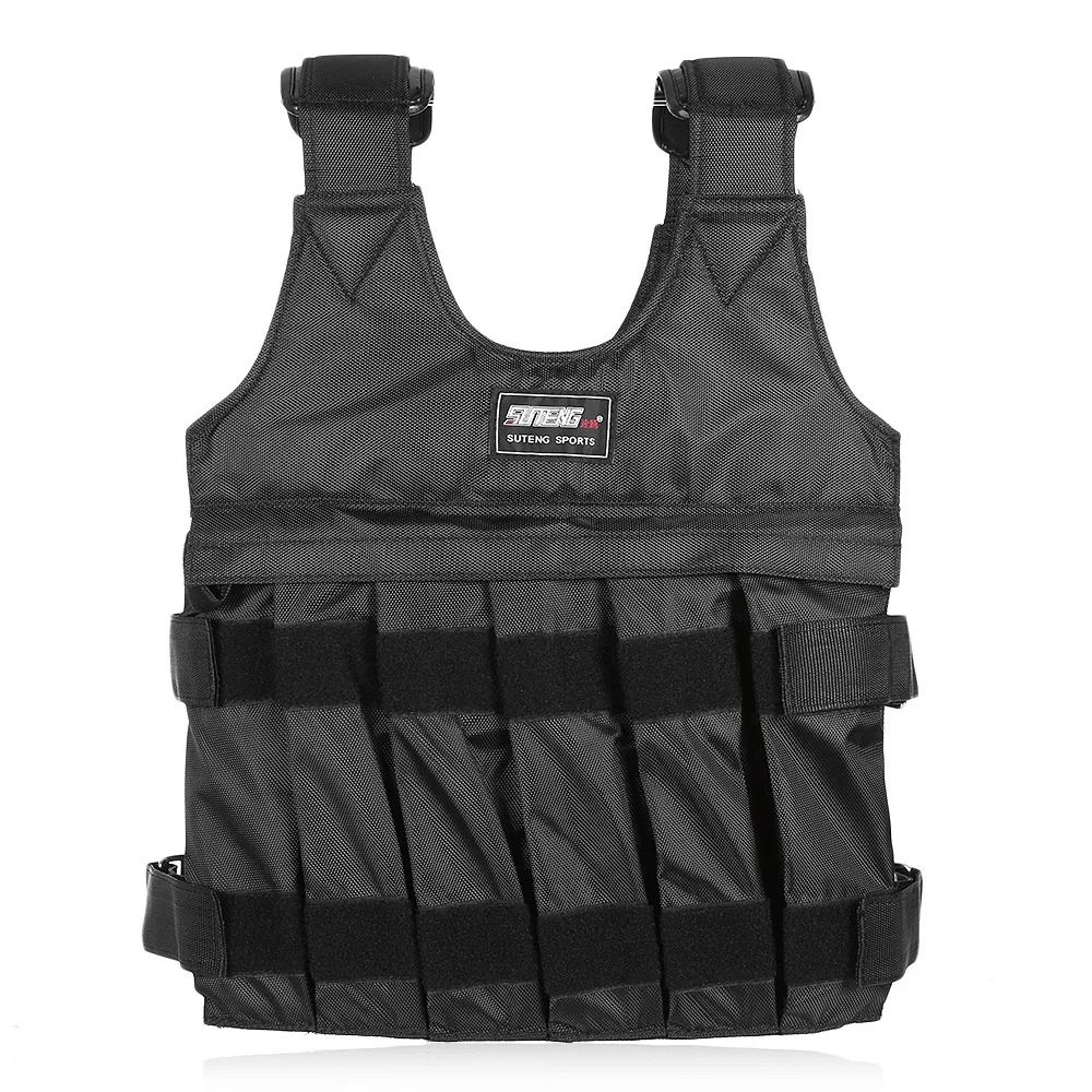 New 20/50 kg Loading Weighted Vest Jacket Load Weight Vest Exercise for Boxing Training Fitness Equipment for Running