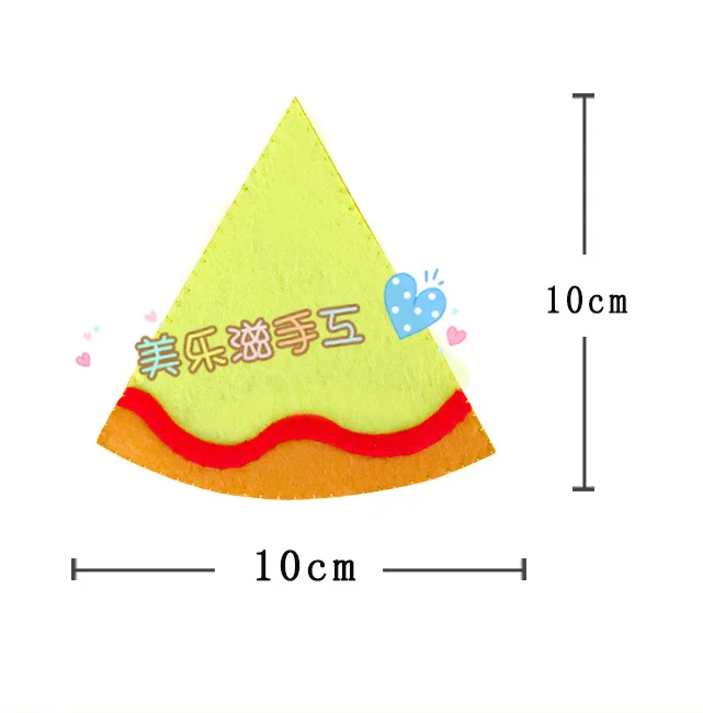 Cute little 6 cakes together Fabric Felt kit Non-woven cloth Craft DIY Sewing set Felt Handwork Material DIY needlework supplies