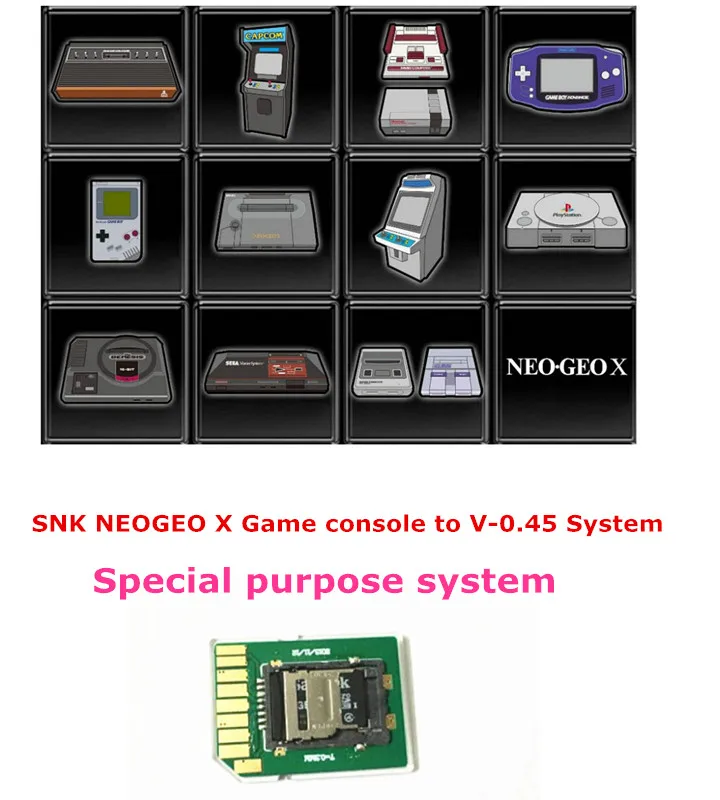 NEOGEO X With Micro SD 16GMicro SD Card for V-0.45 pecial purpose system