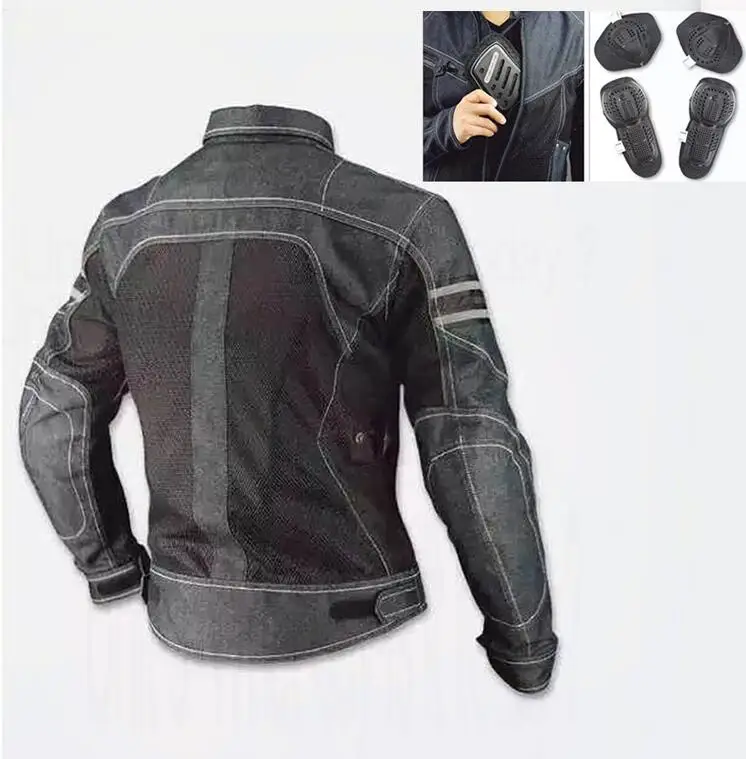 European and American summer tide section 2020 leisure JK-006 cowboy mesh  motorcycle riding suit men and women racing clothing