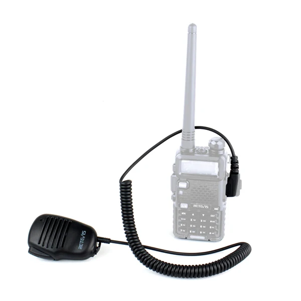 Retevis-kenwood tyt baofeng UV-5R uv82 BF-888S rt5r h777 rt22 rt3 rt5用ミニリモートスピーカー,pttサイド,2ピン,tkプラグ