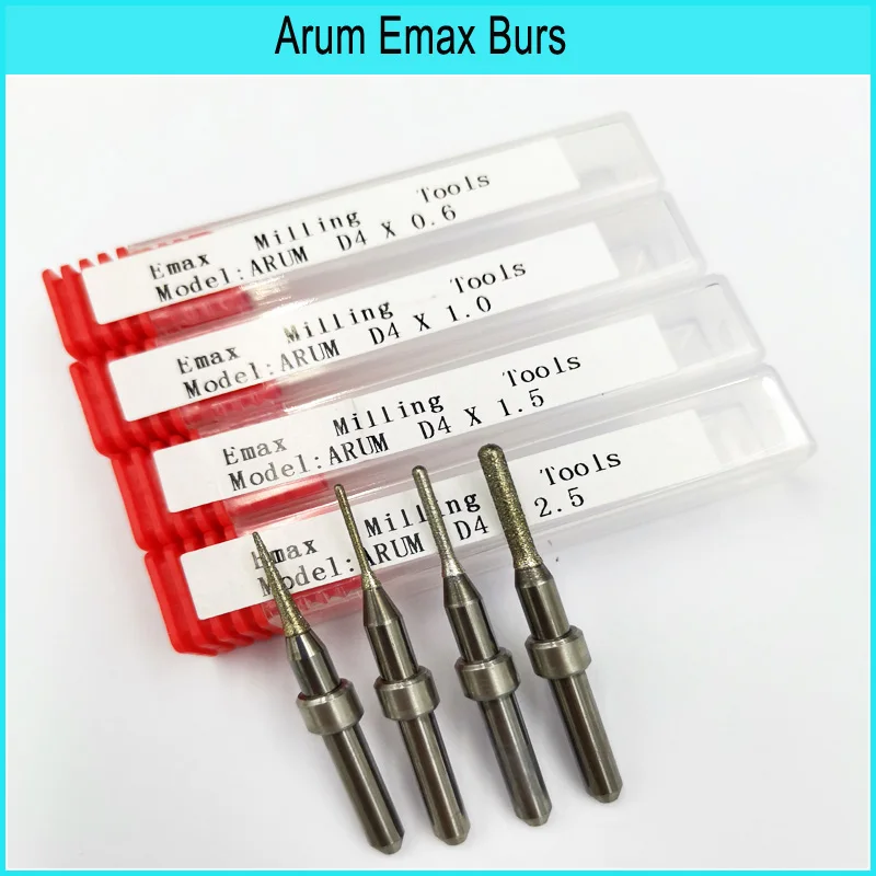 Vsmile Dental Lithium Disilicate Burs Glass Ceramic Cutters for Arum CADCAM Machine Milling