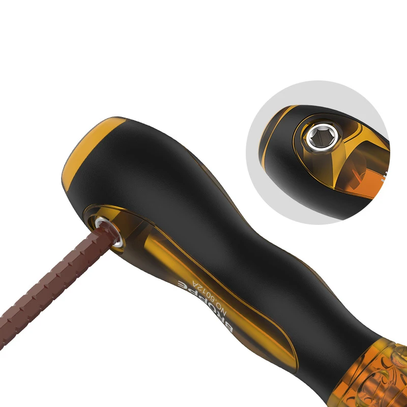 4 dimensioni cacciaviti magnetici maniglie chiave a cricchetto cacciaviti telescopici Set di utensili manuali S2 con codolo esagonale da 1/4''